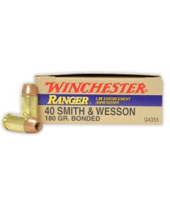 Winchester Ranger .40sw 180gr Bonded JHP 50rd