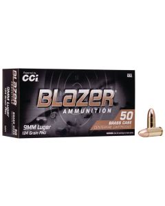Blazzer Brass  9mm 124gr 50rds