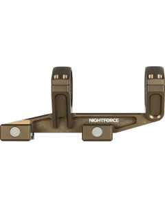 NightForce X-treme Duty 34mm 1.54" 0 MOA FDE Ultramount